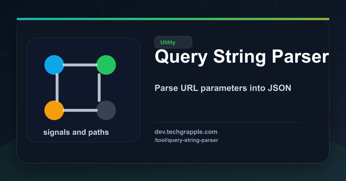 Query String Parser – Parse URLs and Query Parameters Online